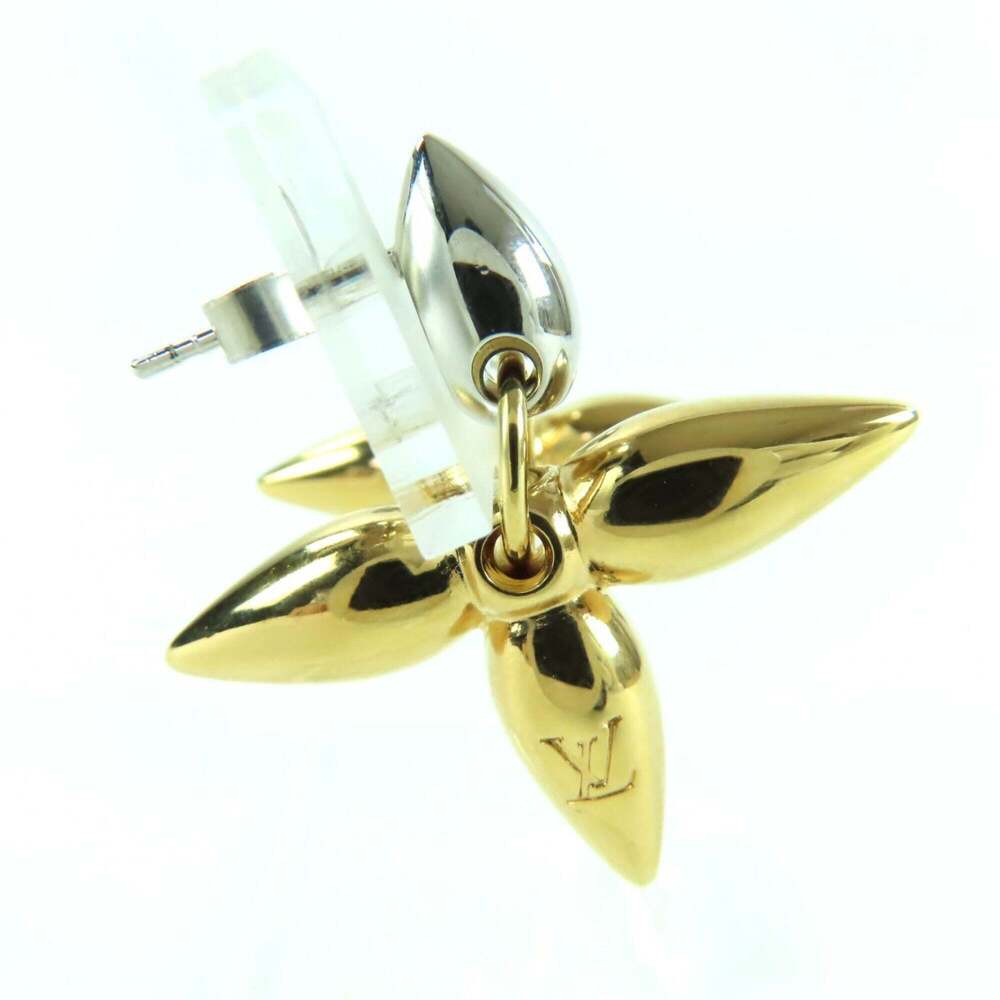 LOUIS VUITTON Gold Earrings - Picture 6 of 8